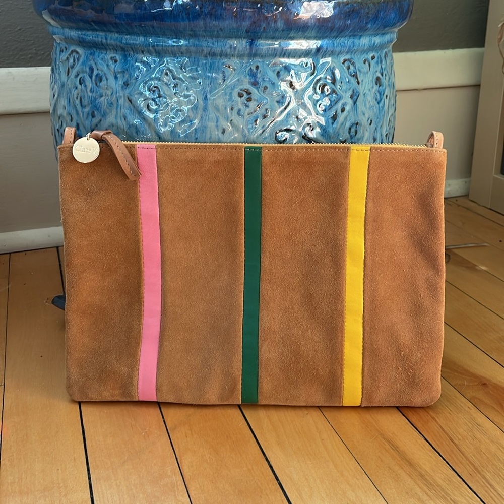 Clare V clutch with tabs